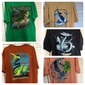 Men’s Fishing TShirts size XL